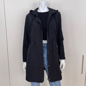 MONCLER Lebris Rain Coat in Black